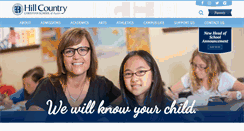 Desktop Screenshot of hillcountrychristianschool.org